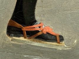 Reverend Robert Walker skating on Duddingston Loch